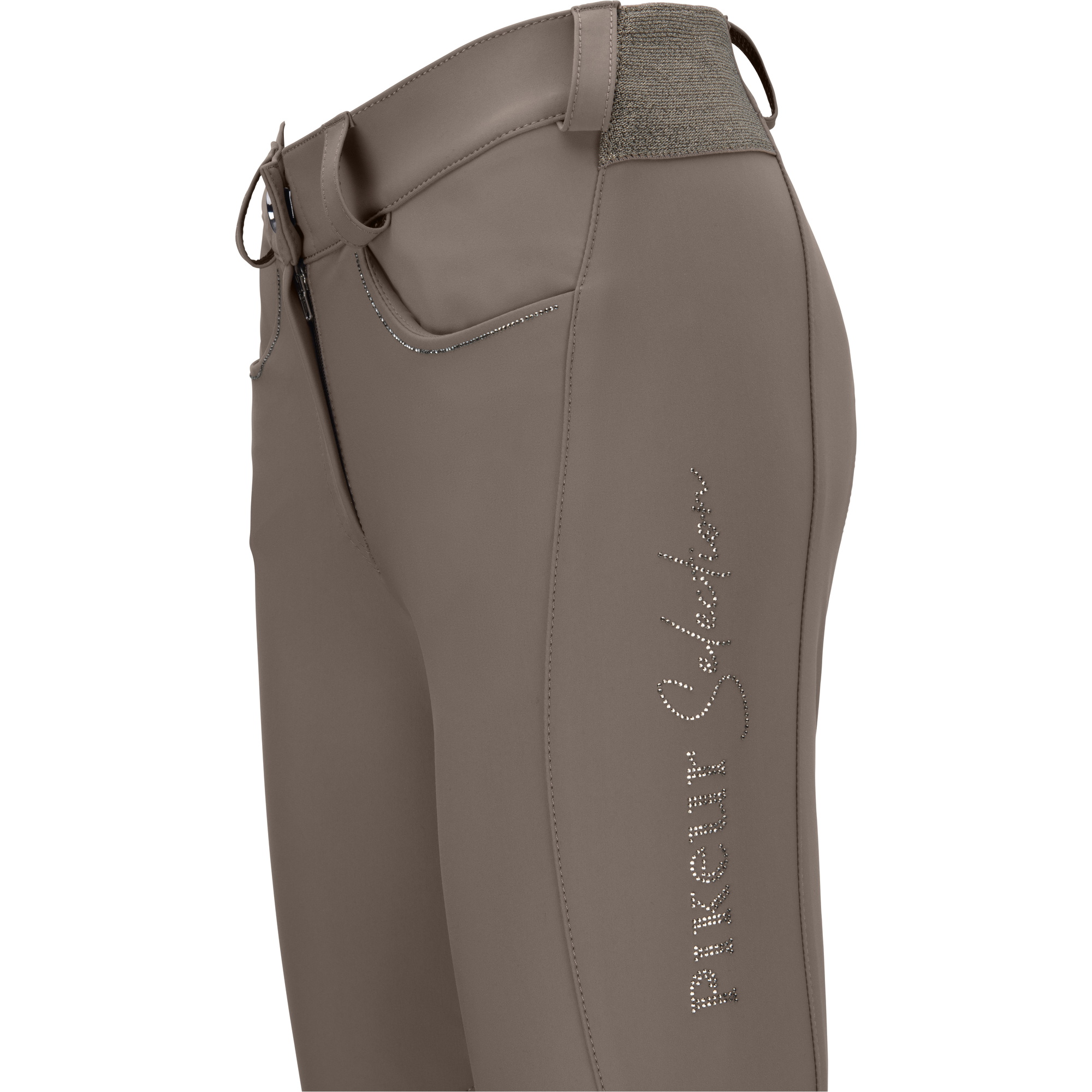 Pikeur Womens Nia Selection Grip Breeches 1432 - Taupe